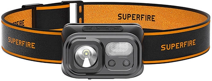 Headlamp Superfire HL23-S, 350 lm, USB-C