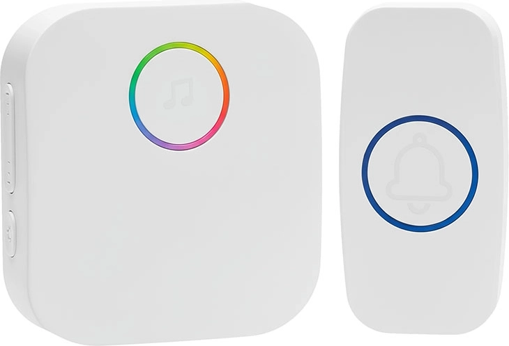 Solight wireless plug-in doorbell with a range of 180 m, white