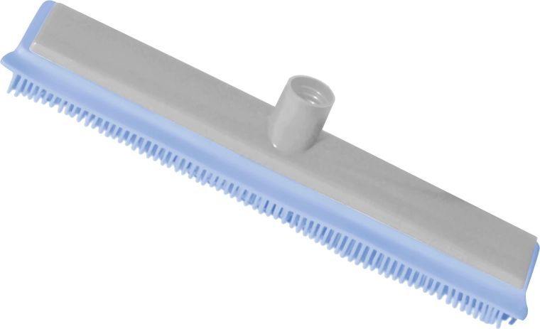 Rubber Broom with Squeegee Bacteria Stop 31 cm, coarse thread