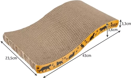 Lightweight cardboard, gentle on furniture