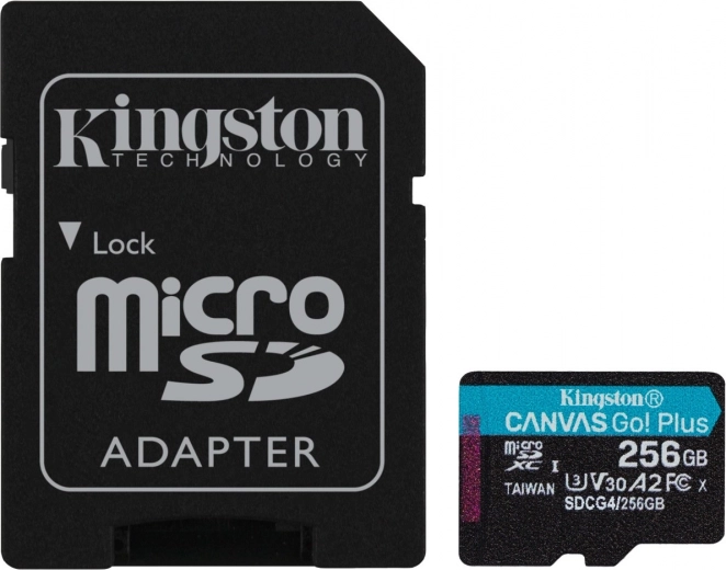 Карта microSD Kingston Canvas Go! Plus 256GB