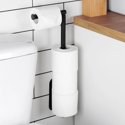 Easy installation with adhesive or screws