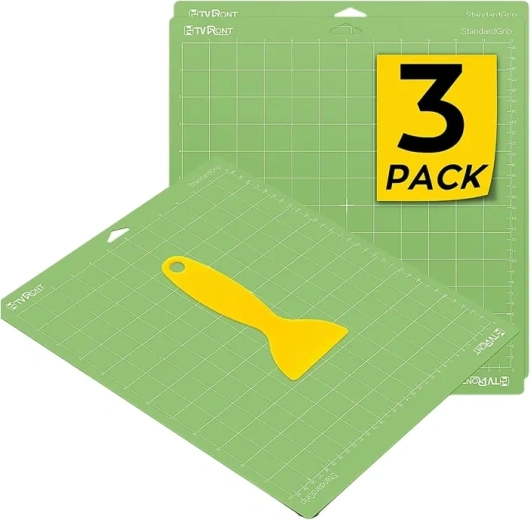 HTVRONT Cutting Mats 34.8 × 37 cm, green - set of 3 pcs