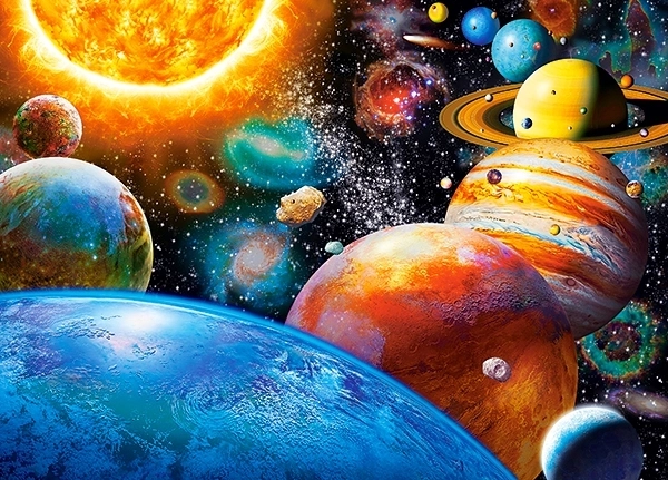 Пъзел 180 части Planets and their Moons