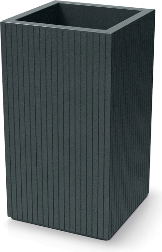 Саксия Coro Square High 40 × 40 × 70 см – графит