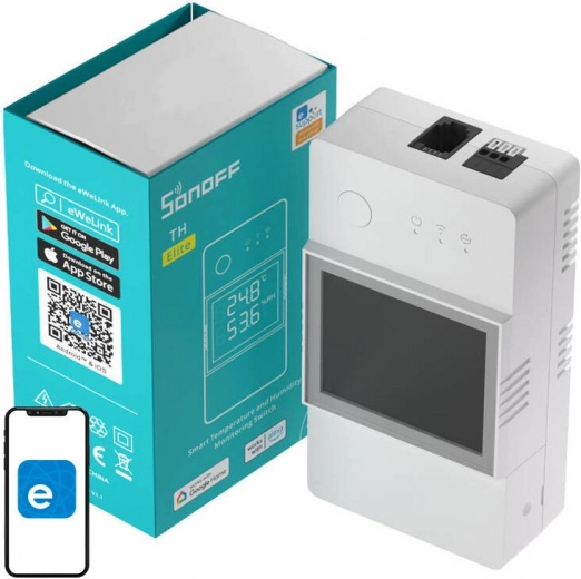 SONOFF Smart Wi‑Fi Switch with Temperature and Humidity Monitoring