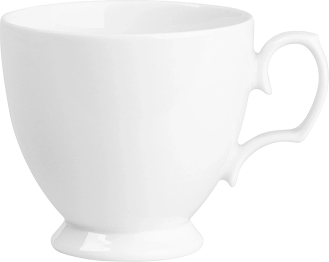 Elegant cups with a comfortable handle