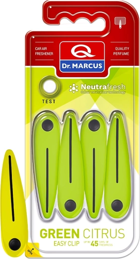 Dr. Marcus Easy Clip Green Citrus car air freshener