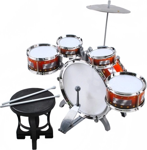 Children’s Drum Kit XL Maxy (5 drums, cymbal, stool)