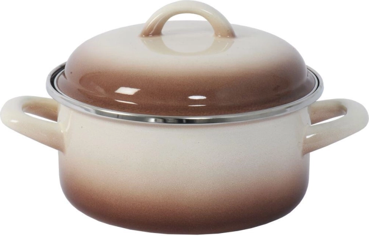 Casserole with Lid 22 cm 3.5 l Capuccino