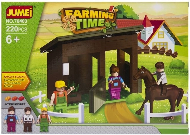 Конструктор Jumei ферма Farming Time 220 части - 1 брой