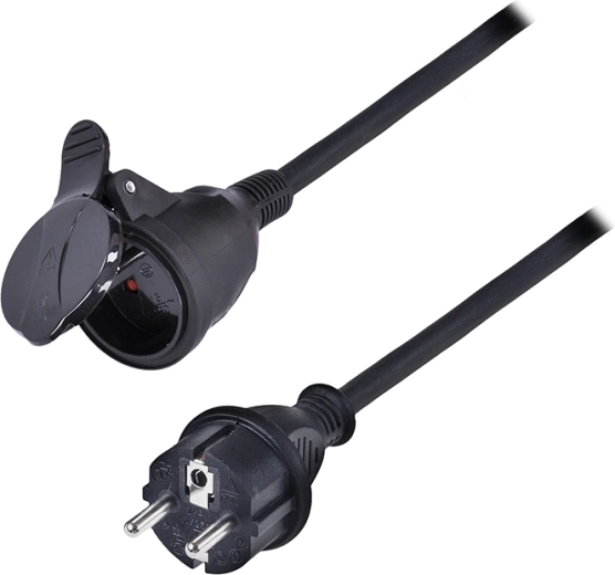 Solight 10 m Extension Lead with 1 Socket, IP44