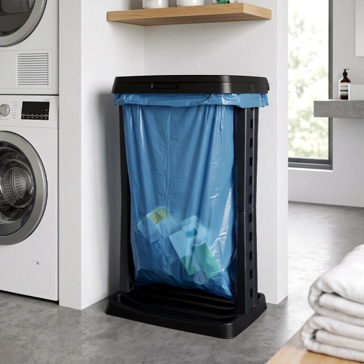 Flip-up lid for cleaner and more aesthetic operation