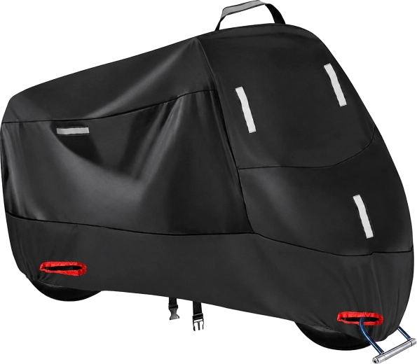 Universal waterproof cover for motorcycle and scooter XXXL 265 × 105 × 125 cm