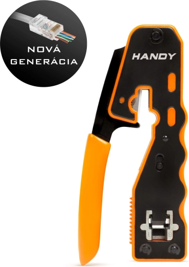 Crimping Tool for Pass-Through RJ-45 8P8C Connectors