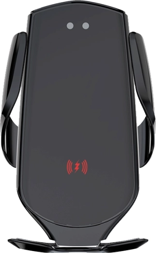 Maxlife automatic car mount with 15 W wireless charging, black