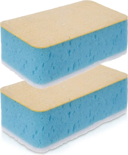Kitchen Sponges, 2 pcs – double-sided, highly absorbent
