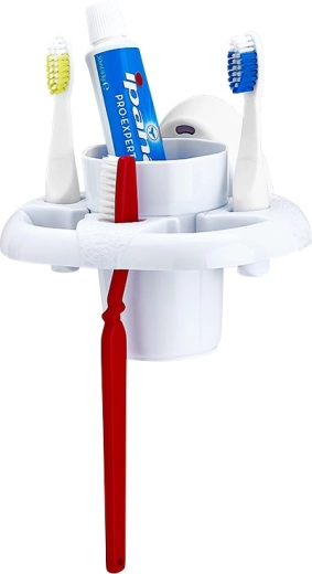 Plastic toothbrush holder 18 × 16.5 × 9 cm