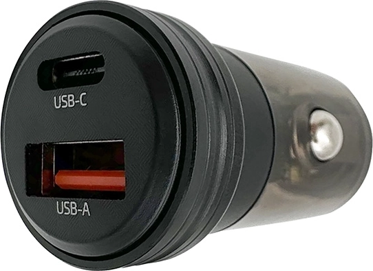 Solight car fast charger 30 W USB-C + USB-A - 1 piece