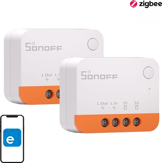 Sonoff zbmini l2 умен мини превключвател zigbee – комплект 2 бр.