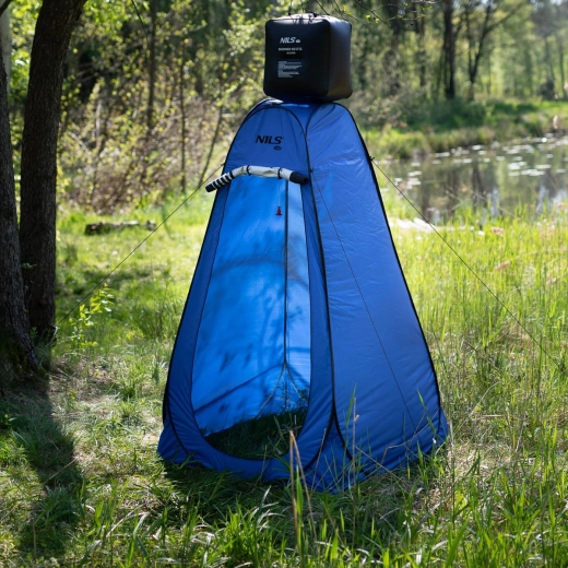 Ready for a camping shower