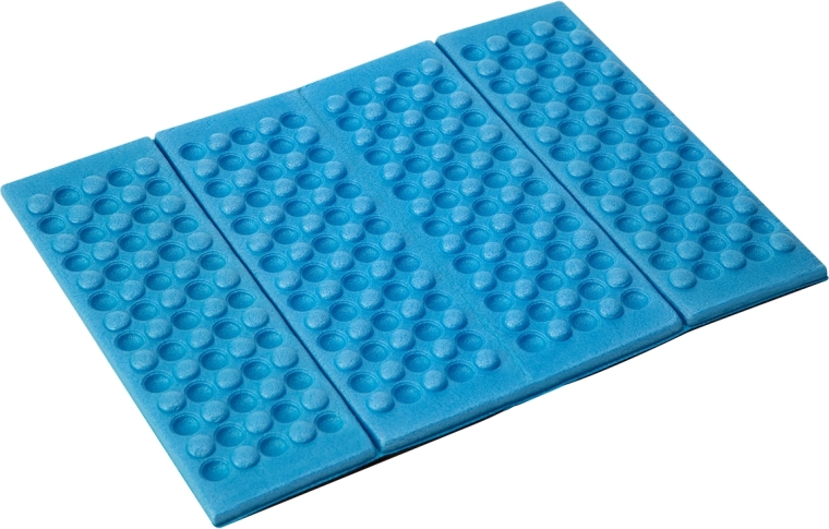Folding foam seat pad blue
