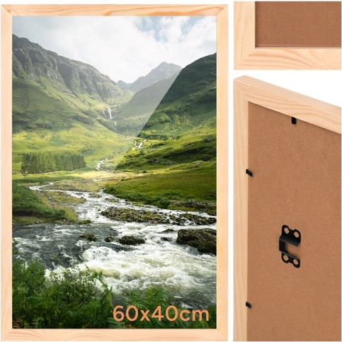 Wooden photo frame Ruhhy 40 × 60 cm made of pine