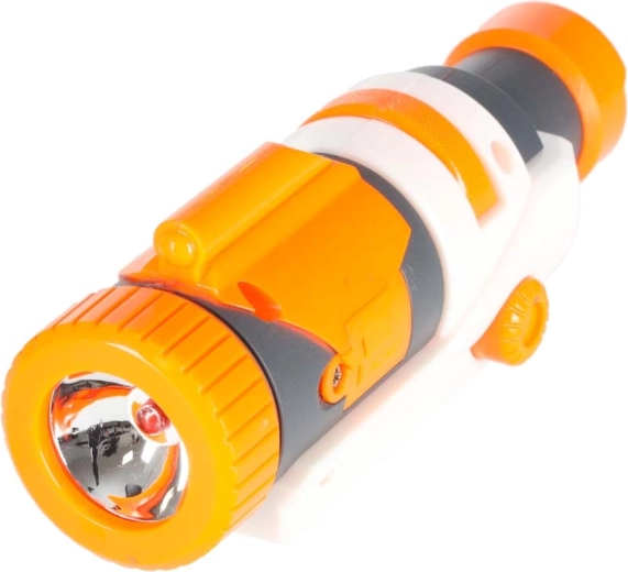 Flashlight and silencer for precision