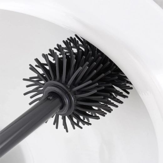 Silicone bristles for thorough cleaning
