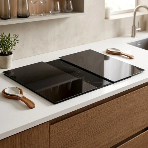 Additional work surface thanks to a set of 2 pieces