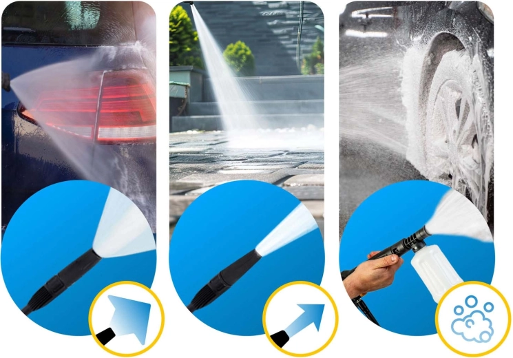 TurboStream™ and adjustable nozzle for maximum effect