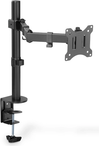 Simple desktop monitor arm 32" with clip for monitor