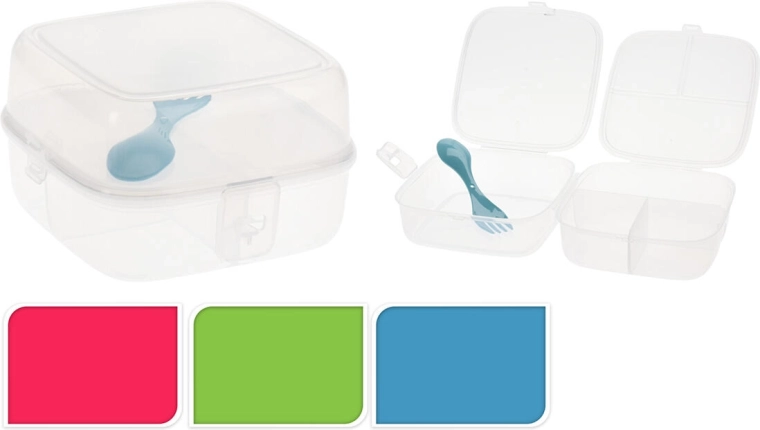 Secure click closure and clear walls