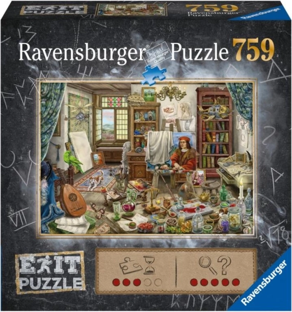 Пъзел Ravensburger Exit: Ателието на художника 759 части