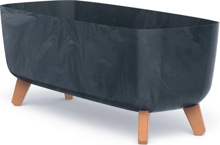 Gracia Case Planter concrete effect 58 cm anthracite
