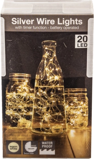 Yellow LED water lights, 20 LEDs