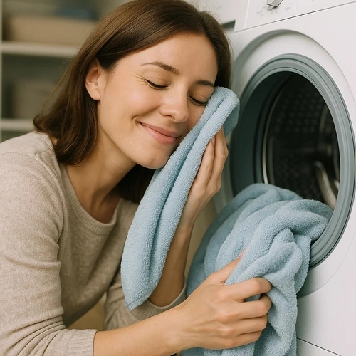Soft laundry without static – without chemicals