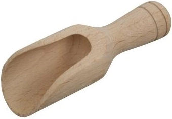 Wooden scoop 8 cm from beech wood