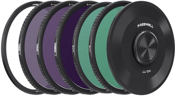 Комплект магнитни филтри Freewell M2 Quick Swap 77 мм – ND8/ND64/ND1000/CPL/UV
