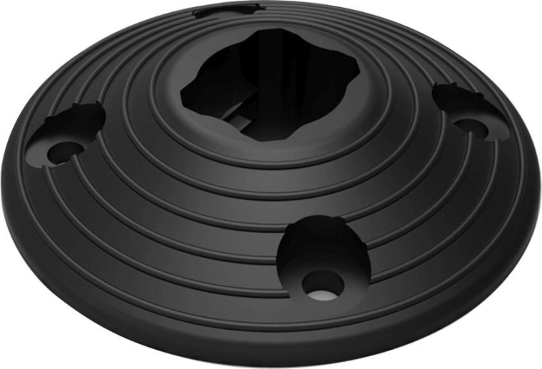 Round removable base for flexible delineator post, ABS, diameter 200 × 50 mm