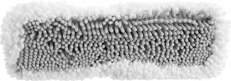 Microfiber with dense fringes for maximum dirt pickup