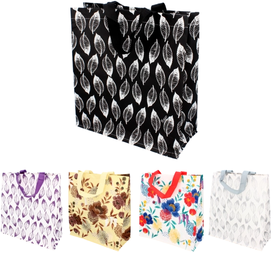 Shopping bag 14 l made of laminated polypropylene