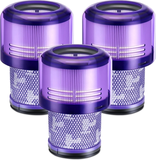 Set of 3 washable HEPA filters Renew Force for Dyson V11, V15 and SV14 vacuum cleaners