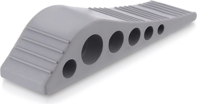 Gray doorstop wedge 12 × 3 × 2.7 cm