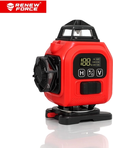 RENEW FORCE 4D 360° Laser Level with Green Laser