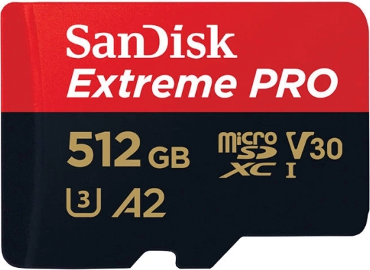 Карта SanDisk Extreme Pro microSDXC 512GB