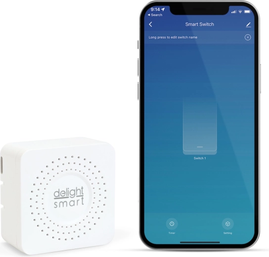 Delight Smart hidden kinetic button for smart home
