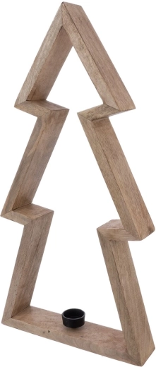 Natural mango wood with a distinctive grain