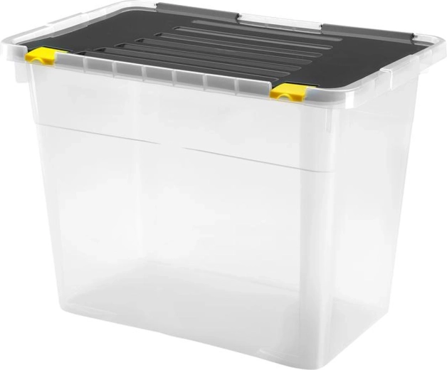 Пластова кутия за съхранение с капак HEIDRUN One 100 л