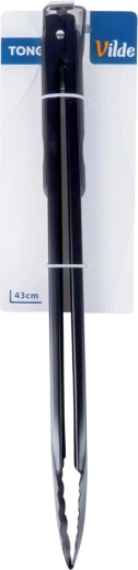 Long 43 cm tongs for safe grilling